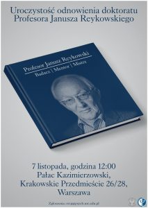 odnowienie-doktoratu-profesora-janusza-reykowskiego_plakat